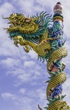 chińska smoka dachu świątynia Thailand Zdjęcia Stock chińska smoka dachu świątynia Thailand Zdjęcia Stock