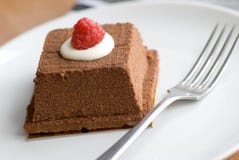 Chocolate and amaretto cake Royalty Free Stock Photography Chocolate and amaretto cake Royalty Free Stock Photography