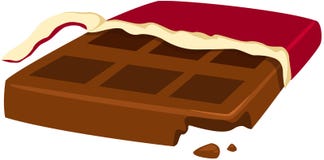 Chocolate bar stock illustration. Illustration of graphic - 23380036