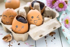Chocolate Easter Eggs Stock Photography