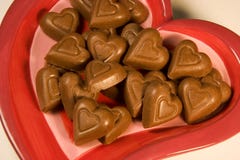 Chocolate Hearts Royalty Free Stock Photos Chocolate Hearts Royalty Free Stock Photos