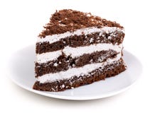 Chocolate Piece Of Cake Stock Photo Chocolate Piece Of Cake Stock Photo