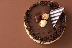 Chocolate Tart Stock Photography