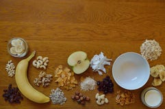 Choice of cereals for breakfast royalty free stock photography Choice of cereals for breakfast royalty free stock photography
