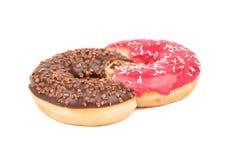 Choklad och rosa färgmunk Royaltyfria Foton Choklad och rosa färgmunk Royaltyfria Foton