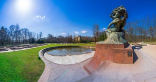 Chopin Monument in Lazienki Park stock image Chopin Monument in Lazienki Park stock image