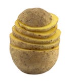 Chopped Potato Stock Photo