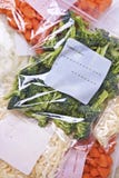 Chopped Vegetables in Freezer Bags