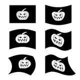Chorągwiany Halloween Znak ustawiający dla okropnego wakacje Tradycyjny festi royalty ilustracja Chorągwiany Halloween Znak ustawiający dla okropnego wakacje Tradycyjny festi royalty ilustracja