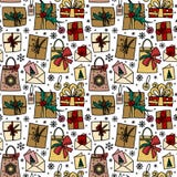 Chrestmas presenta il modello senza cuciture royalty illustrazione gratis Chrestmas presenta il modello senza cuciture royalty illustrazione gratis