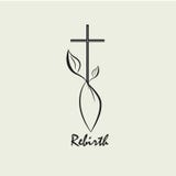 Christian Rebirth Logo stock illustration Christian Rebirth Logo stock illustration