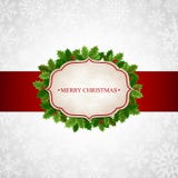 Christmas Background With Holly Leaves Stock Images Christmas Background With Holly Leaves Stock Images