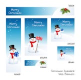 Christmas Banners Stock Image