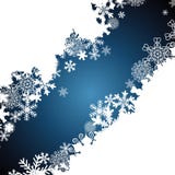 Christmas border, snowflake design background stock illustration Christmas border, snowflake design background stock illustration