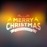 Christmas calligraphy on blured background. Vector illustration of Christmas calligraphy on blured background stock illustration Christmas calligraphy on blured background. Vector illustration of Christmas calligraphy on blured background stock illustration