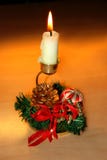 Christmas Candle Royalty Free Stock Photography Christmas Candle Royalty Free Stock Photography