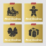 Christmas Cards Set. Stock Photos Christmas Cards Set. Stock Photos