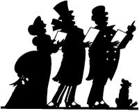 Christmas Carolers 2 Stock Image Christmas Carolers 2 Stock Image