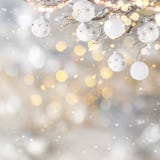 Christmas Decoration With Blurred Background Royalty Free Stock Photos