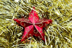 Christmas decorations2. Christmas decoration, red, silver and gold stock photo Christmas decorations2. Christmas decoration, red, silver and gold stock photo