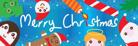 Christmas element blue glitter frame banner royalty free illustration Christmas element blue glitter frame banner royalty free illustration