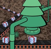 Christmas Factory Royalty Free Stock Photo Christmas Factory Royalty Free Stock Photo