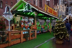 Christmas Fair in Amsterdam stock images Christmas Fair in Amsterdam stock images