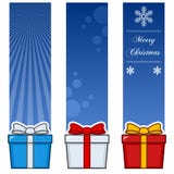 Christmas Gifts Vertical Banners Set stock illustration Christmas Gifts Vertical Banners Set stock illustration