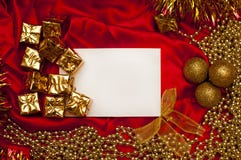 Christmas Greeting Card Royalty Free Stock Photos