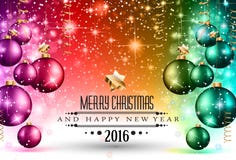 2016 Christmas and Happy New Year Party flyer
