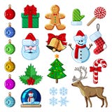 Christmas icon set royalty free illustration Christmas icon set royalty free illustration