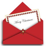 Christmas letter with envelope