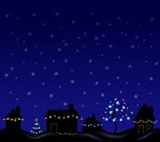 Christmas Lights at Night