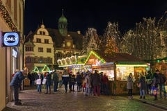 Christmas market in Freiburg im Breisgau, Germany