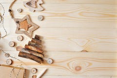 Christmas Mockup Frame Scene With Christmas Gifts And Pine Cones, With Space For Your Text, Top Flat View Stock Photography Christmas Mockup Frame Scene With Christmas Gifts And Pine Cones, With Space For Your Text, Top Flat View Stock Photography