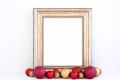 Christmas mockup styled stock photography with gold frame Royalty Free Stock Photography Christmas mockup styled stock photography with gold frame Royalty Free Stock Photography