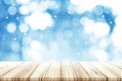Christmas and New year background. Wooden table with abstract wi royalty free stock photos Christmas and New year background. Wooden table with abstract wi royalty free stock photos