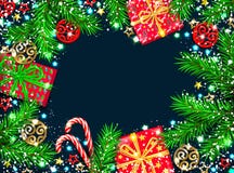 Christmas and new year beautiful background Royalty Free Illustration Christmas and new year beautiful background Royalty Free Illustration