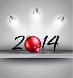 2014 Christmas and New Year Colorful Background. With a waterfall of ray lights and a lot of baubles and stars vector illustration 2014 Christmas and New Year Colorful Background. With a waterfall of ray lights and a lot of baubles and stars vector illustration