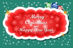 Christmas and New year postcard. Beautiful vector illustration design Christmas and New year postcard, concept for holiday event stock illustration Christmas and New year postcard. Beautiful vector illustration design Christmas and New year postcard, concept for holiday event stock illustration