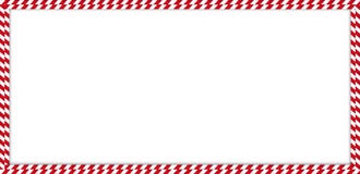 Christmas, new year rectangle double candy cane border with striped lollipop pattern with copy space. Christmas, new year rectangle candy cane frame with red and royalty free illustration Christmas, new year rectangle double candy cane border with striped lollipop pattern with copy space. Christmas, new year rectangle candy cane frame with red and royalty free illustration