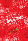 Christmas party invitation, food menu restaurant. royalty free illustration Christmas party invitation, food menu restaurant. royalty free illustration