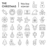 Christmas Thin Line Icon Set, Celebration Symbols Collection, Vector Sketches, Logo Illustrations, Winter Signs Linear Royalty Free Stock Image Christmas Thin Line Icon Set, Celebration Symbols Collection, Vector Sketches, Logo Illustrations, Winter Signs Linear Royalty Free Stock Image