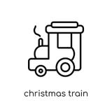 Christmas train icon from Christmas collection. royalty free illustration Christmas train icon from Christmas collection. royalty free illustration