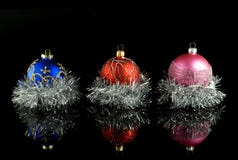 Christmas Tree Balls Stock Photos