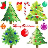 Seamless Background With Christmas Trees Stock Image - Image: 22186821