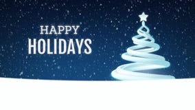 Christmas Tree Festive Greeting Animation