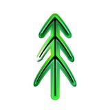 Christmas tree of green, Happy New Year from plastic. Toy and decorative element for design as part glass. Vector illustration vector illustration Christmas tree of green, Happy New Year from plastic. Toy and decorative element for design as part glass. Vector illustration vector illustration