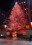 Christmas tree lighting celebration at Rockefeller Center