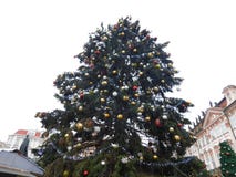 Christmas tree, Prague stock images Christmas tree, Prague stock images